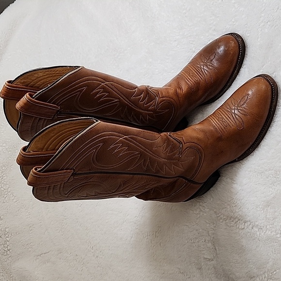 Tony Lama Vintage Western Boots Black Label Womens 6.5 B - Picture 3 of 17